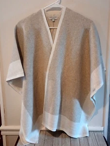 Cálido y acogedor estilo de vida abierto cárdigan poncho para mujer talla grande - Imagen 1 de 5