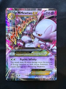 ⚡ M Mewtwo EX #64 – BREAKthrough Ultra Rare Holo – 🧠 Pokémon Card - Picture 1 of 2
