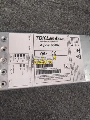 1pc used Alpha 400W CA400 24G 12/12E H40520  power supply module - Image 1 of 2