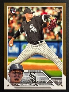 Davis Martin 2023 Topps Gold Rookie Baseball Card /2023 Chicago White Sox #188