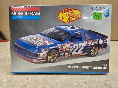 1991 Monogram Sterling Marlin #22 Maxwell House 1:24 model kit sealed new - Image 1 of 4
