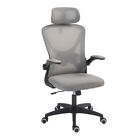 Mesh Back Home Office Chair With Armrest Swivel 5 Casters Computer Desk Chair