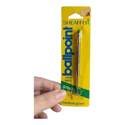 Repuesto bolígrafo Sheaffer vintage verde punto medio Foto 1 de 4