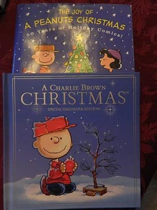 NICE PAIR OF TWO HALLMARK PEANUTS BOOKS - 2000 & 2008 - Picture 1 of 9