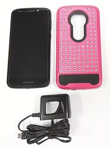 Motorola Moto E5 Play - Black (Boost Mobile) 4G LTE Android Smartphone - Bundled - Afbeelding 1 van 5