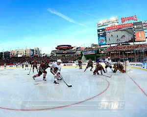 Blackhawks Capitals 2015 NHL Winter Classic 8x10 11x14 16x20 20x24 Photo 4295 - Picture 1 of 1