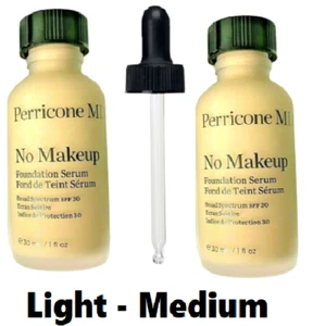 2 X PERRICONE MD NO MAKEUP FOUNDATION DE TEINT SERUM SPF30 Light - Medio - Imagen 1 de 1