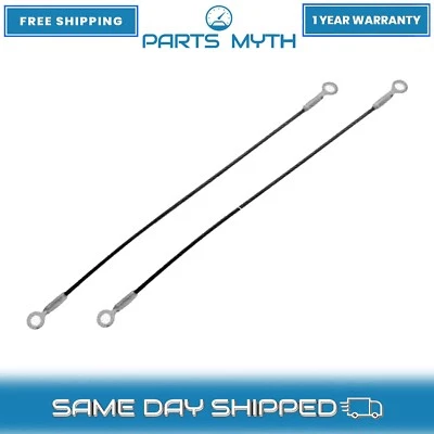 NUEVO Juego de cables de soporte de puerta trasera de 23-1/8" pulgadas para Chevy GMC 1973-1991 Foto 1 de 2