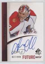 2010-11 SP Authentic Future Watch /999 Jacob Markstrom #310 Rookie Auto RC