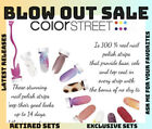 Colorstreet 4 sets for $35.00  MUST BUY 4  SETS -RETIREDS included - FREE twosie