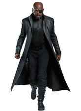 NICK FURY STYLISH Trench Long Coat For Men's 100% Real Leather Winter Coat 