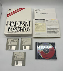 Microsoft Windows NT Workstation V 3.51 Big Box Edition Collector's Vintage