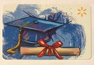 WalMart Graduation Hat / Cap & Diploma Drawing 2019 Gift Card FD-65325 - Picture 1 of 1