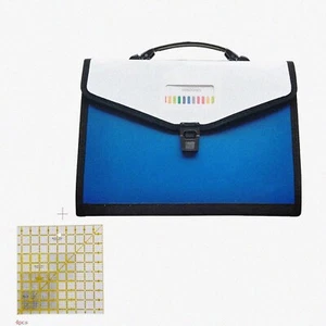 Quilter's Ruler Keeper: 4-Piece Set with Storage Case (2.5", 4.5", 6.5", 9.5") - Picture 1 of 5