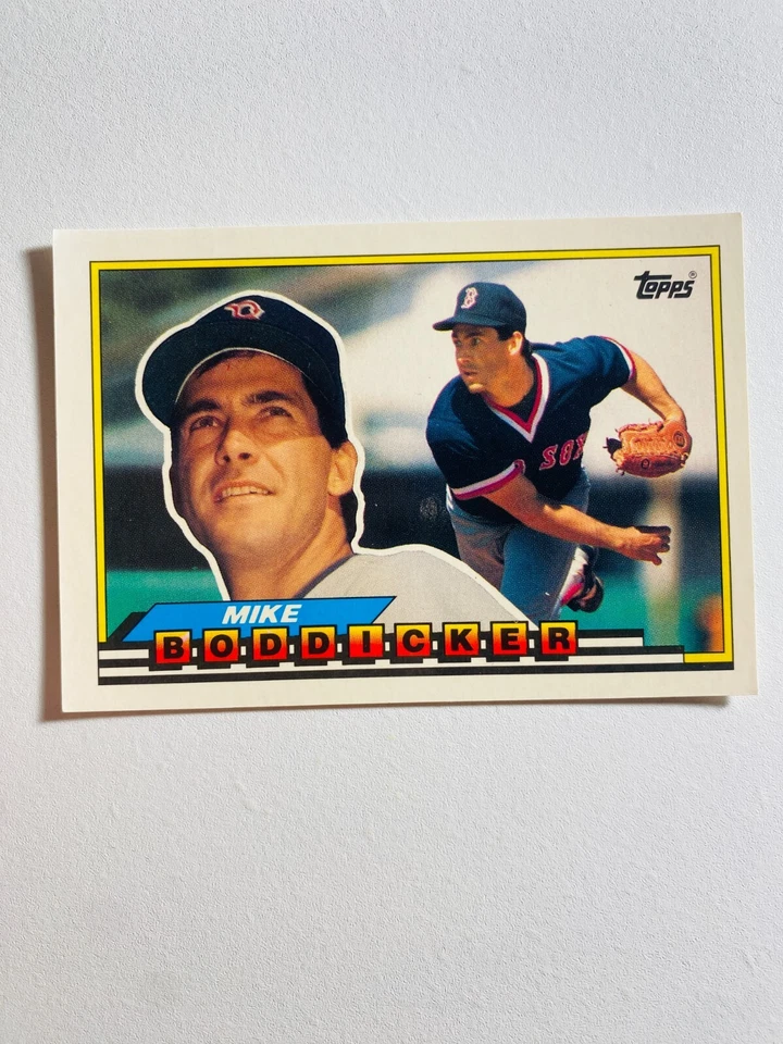 1989 TOPPS #296 MIKE BODDRICKER NM-MT MLB BASEBALL CARD - Image 1 of 1