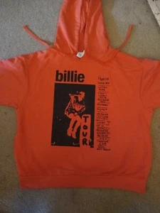 NEU Billie Eilish Happier Than Ever Tour orangefarbener Hoodie (Größe: Large) - Bild 1 von 6