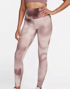Nike One FQ6260-208 High Rise Waist Printed Leggings Dri-Fit Yoga Pants Small - Picture 1 of 4