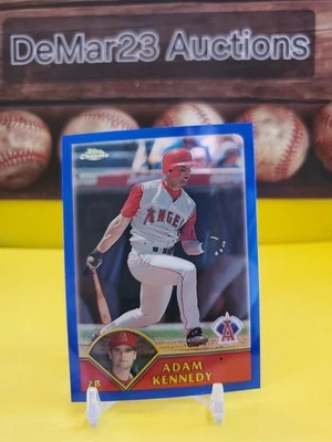 2003 Topps Chrome Refractor Blue/699 #159 Adam Kennedy - Anaheim Angels - Image 1 of 3