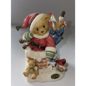 Figura de Navidad Kris Cherished Teddies "Up on the Rooftop" 1997 de colección - Imagen 1 de 5