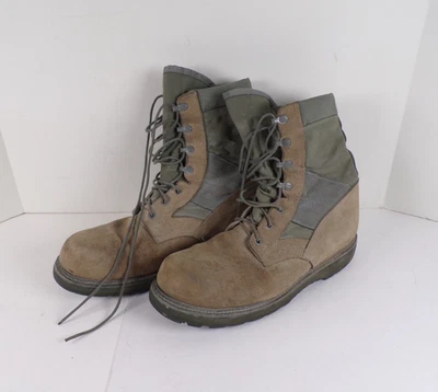 Botas masculinas Mondo PT Vibram 8430 biqueira de aço combate militar 12 W verde sálvia EUA - Imagem 1 de 4