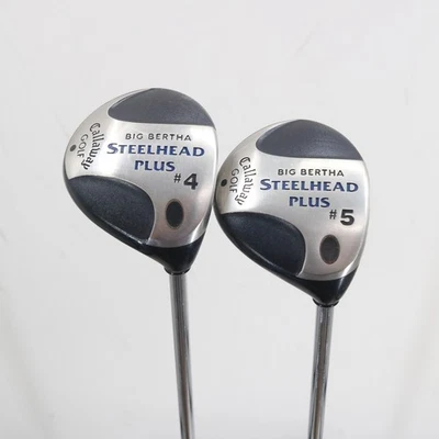 Juego de madera Callaway Big Bertha Steelhead Plus 4 y 5 acero Uniflex diestro 15483 Foto 1 de 4