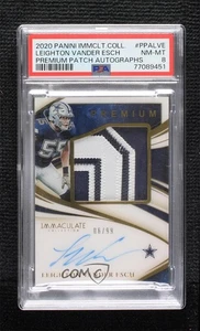 2020 Panini Immaculate Premium /99 Leighton Vander Esch PSA 8 Patch Auto - Picture 1 of 3