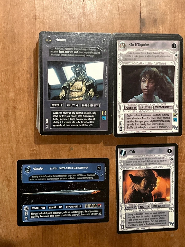 Star Wars CCG Dagobah Complete Set 180/180 Decipher - Image 1 of 1