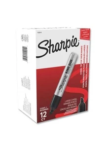 Marcador permanente Sharpie 15001A tamaño king punta de cincel ancho - negro (1-DZ) nuevo - Imagen 1 de 2