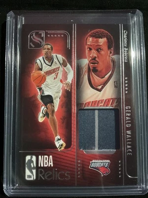 2024-25 Panini Silhouette NBA Reliquias Gerald Wallace CAMISETA BOBCATS Usada en el Juego Foto 1 de 2