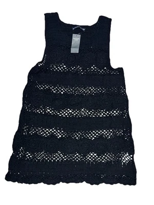 Camiseta sin mangas de punto negra para mujer Abercrombie & Fitch talla XS/S Foto 1 de 4