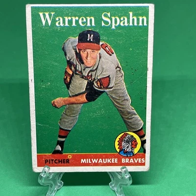 1958 Topps - Warren Spahn #270 Foto 1 de 2