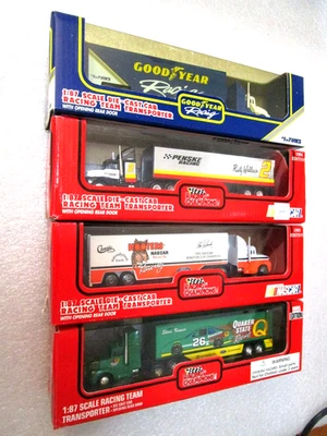 4 Racing Champions 1993-95 1:87 NASCAR Transporter Kinser 26 Wallace 2 Goodyear Foto 1 de 3