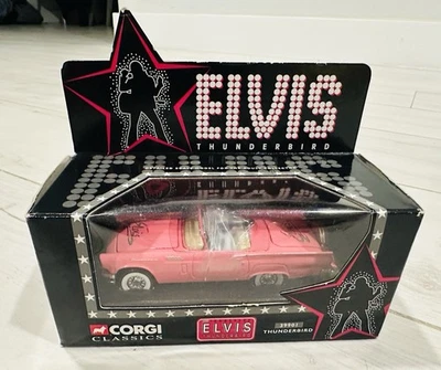 Elvis Thunderbird ElCorgi 1/36 Scale Diecast Model Car 39901 Pink In Box - Image 1 of 4