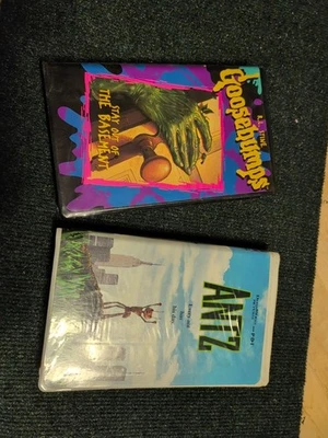 Vhs Tape Lot Antz And RL Stein Goosebumps - Image 1 of 4