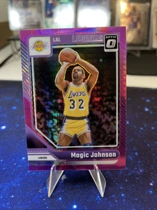 2024-25 Donruss Optic Magic Johnson - Pink Hyper Prizm- #239 - Lakers   - Picture 1 of 2