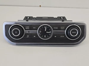 2010-2016 Land Range Rover Radio Controls Stereo Clock CH22-18C858-BB - Picture 1 of 14