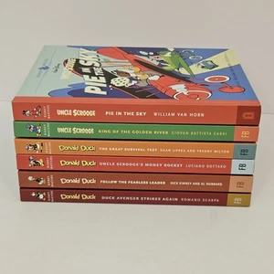 SET BESTEHEND AUS 6 ONKEL DAGOBERT + DONALD DUCK Disney Masters Fantagraphics Hardcover Buch - Bild 1 von 13