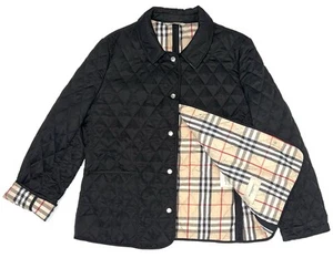 Burberry London Constance Quilted Nova Check Snap Jacket XL England Worn Once - Picture 1 of 14