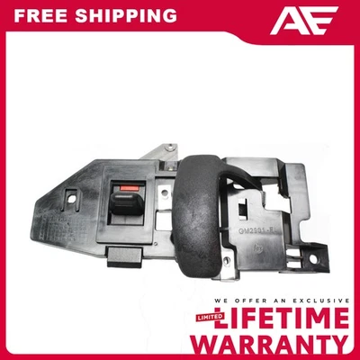 Manija de puerta interior negra lado del conductor delantero para 96-23 GMC Savana 2500 3500 Foto 1 de 4