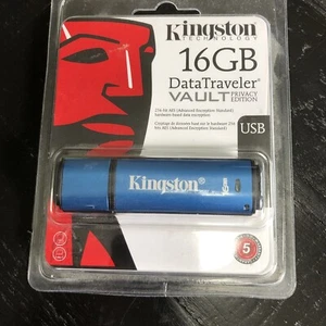 Kingston 16GB Vault Privacy 3.0 Data Traveler - Bild 1 von 2