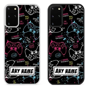 Personalisierte Handyhülle für Samsung Galaxy Gaming Controller Muster Name Geschenk - Bild 1 von 7