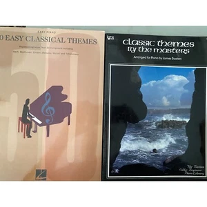 2 Libri Spartiti Pianoforte Emphera Temi Classici - Foto 1 di 2