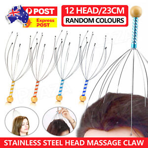 Head Neck Scalp Massager Massage Octopus Equipment Stress Release Relax Tool
