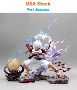 One Piece Nika Rufy Gear 5 Anime Action Figure Statua Collezione Giocattolo Regalo 8'' - Foto 1 di 12