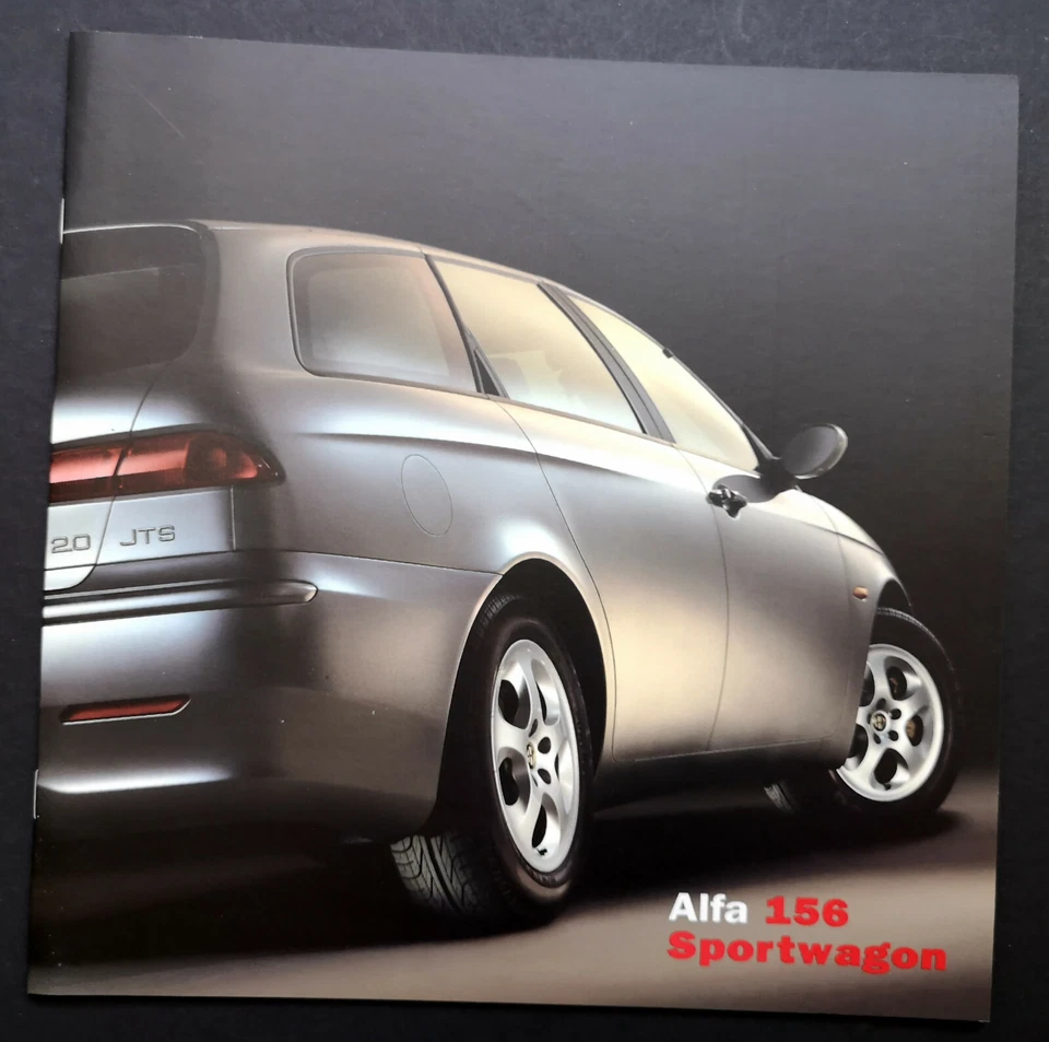 Folleto Alfa Romeo "Alfa 156 Sportwagon", 20 páginas, 02/2002, ¡Nuevo! Foto 1 de 1
