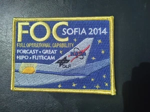 Rare Vintage 2014 SOFIA FOC Full Operational Capability NASA DLR Patch - Picture 1 of 1