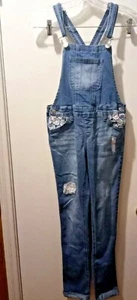 Girls Justice Overalls With Lace Accents Size 10 - Picture 1 of 4
