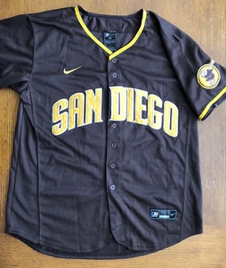 Nike San Diego Padres Brown & Gold  Jake Cronenworth Jersey Size M - Picture 1 of 16