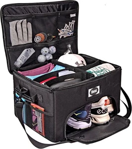 Trunk Organizer, Golf, Storage, Collapsible Storage Travel Bag Car Shoes Sports - Picture 1 of 4