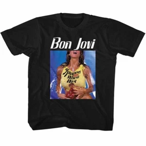 Bon Jovi Slippery When Wet Model Jugend T-Shirt 2T-YXL Rock Musik  - Bild 1 von 3